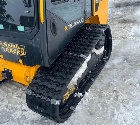 tracks and chains on skid steer|homemade skid steer tracks.